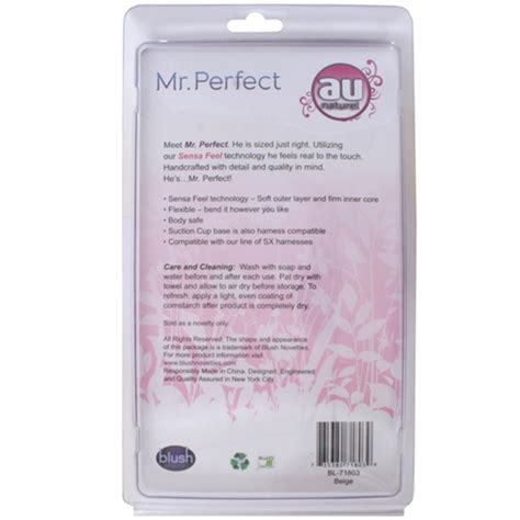 Blush Au Naturel Mister Perfect w/Suction Cup — SexToy.com